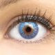 Glamlens Catania Blue - Natürlich Aussehende Dezente Farbige Kontaktlinsen ohne Stärke - 3 Monate Farbig