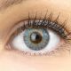Farbige blaue Kontaktlinsen 'Flora Brilliant Blue' - Silicone Comfort Monatslinsen von Glamlens