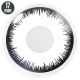 Farbige weiße Mini Sclera Kontaktlinsen für Cosplay und Halloween - Lunatic 17mm von MeralenS - 1 Paar (2 Stück)