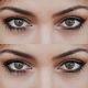 Glamlens New York Dark Gray (Dunkelgrau) - Natürlich Aussehende Dezente Farbige Kontaktlinsen ohne Stärke - 3 Monate
