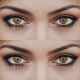 Glamlens New York Hazel (Braun) - Natürlich Aussehende Dezente Farbige Kontaktlinsen ohne Stärke - 3 Monate Farbig
