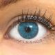 Olvera Ash Blue blaue Kontaktlinsen ohne Stärke – natürliche stark deckende Farblinsen mit frischem Blauton und elegantem Look