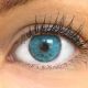 Olvera Light Blue hellblaue Kontaktlinsen ohne Stärke – natürliche stark deckende Farblinsen mit hellem Blauton und frischem, elegantem Look