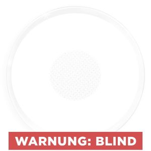 Farbige weiße Kontaktlinsen für Cosplay und Halloween - Blind White Mentalist von MeralenS - 1 Paar (2 Stück)