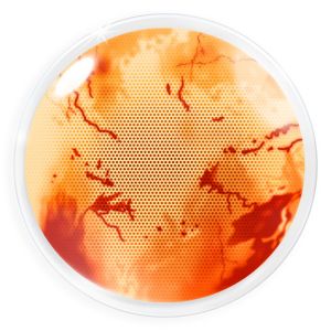 Farbige Rote Kontaktlinse "Blood Zombie" ohne Sehstärke Dioptrien von MeralenS by Funnylens