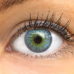 Catania Lime Ice Blue - blaue farbige Kontaktlinsen ohne Stärke - 1 Paar (2 Stück)