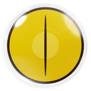 Farbige gelbe Kontaktlinsen für Cosplay und Halloween - Demon Cat Eye Yellow von MeralenS - 1 Paar (2 Stück)