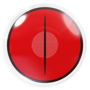 Farbige rote Kontaktlinsen für Cosplay und Halloween - Demon Cat Eye Red von MeralenS - 1 Paar (2 Stück)