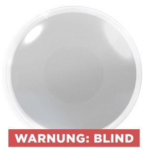 Farbige graue Kontaktlinsen für Cosplay und Halloween - Grauer Star Blind von MeralenS - 1 Paar (2 Stück)