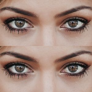 Glamlens New York Dark Gray (Dunkelgrau) - Natürlich Aussehende Dezente Farbige Kontaktlinsen ohne Stärke - 3 Monate