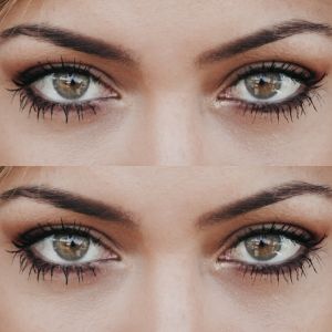 Glamlens New York Light Gray (Grau) - Natürlich Aussehende Dezente Farbige Kontaktlinsen ohne Stärke - 3 Monate Farbig