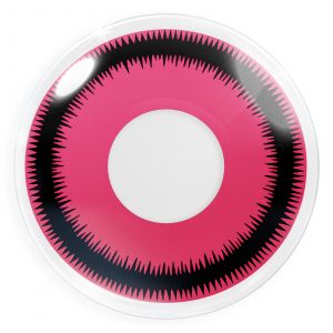 Farbige rosa Rose Lunatic Kontaktlinsen für Cosplay und Halloween von MeralenS