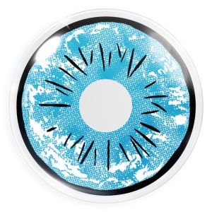 Satoru Kontaktlinsen in Kristallblau für Anime-Cosplay, inspiriert von Satoru Gojo aus Jujutsu Kaisen