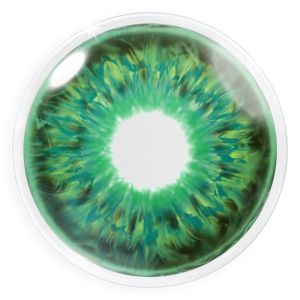 Witch Green Kontaktlinsen in intensivem Grün für einen magischen Look, ideal für Cosplay und Halloween