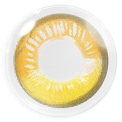 Funnylens Anime Kontaktlinsen "Anime Yellow" Komplettset mit Behälter und Kombilösung oder im Basic Set