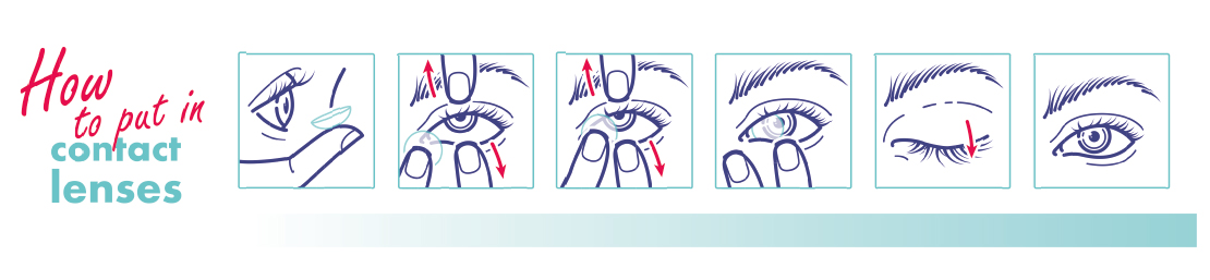 Farbige Kontaktlinsen einsetzen - Tipps und Tricks