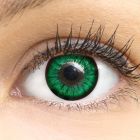 Funnylens Natürliche Farbige Kontaktlinsen Sweet Serie "Green" 15mm Komplettset mit Behälter und Kombilösung oder im Basic Set