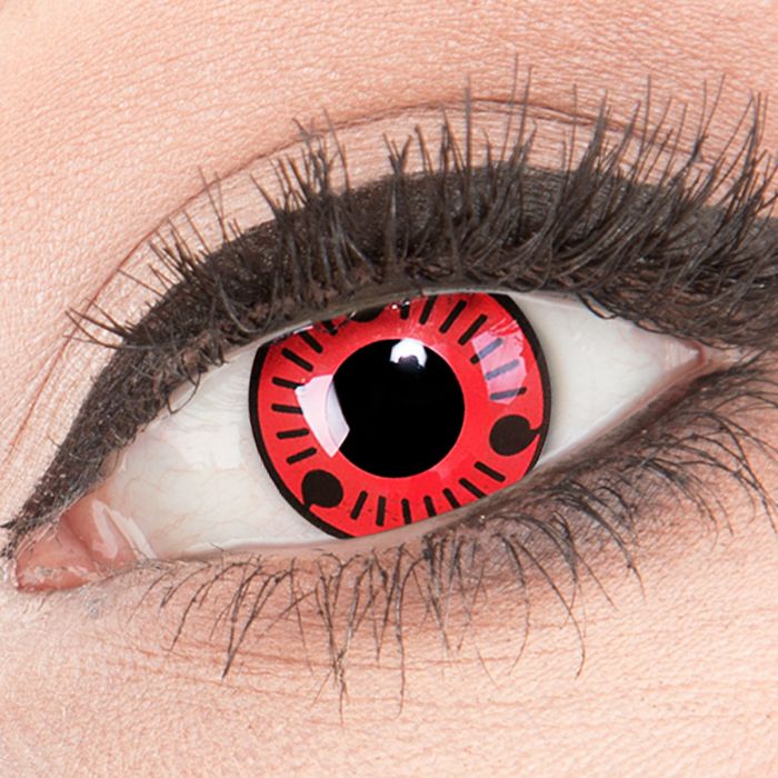 Funnylens Sharingan Anime Kontaktlinsen Sasuke Komplettset Mit Behalter Und Kombilosung Oder Im Basic Set