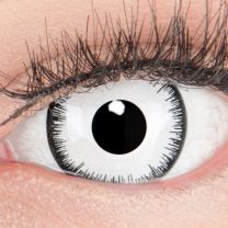 Farbige weiße Mini Sclera Kontaktlinsen für Cosplay und Halloween - Lunatic 17mm von MeralenS