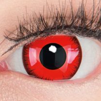 Farbige rote Mini Sclera Kontaktlinsen für Cosplay und Halloween - Red Lunatic 17mm von MeralenS