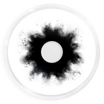 Farbige schwarz weiße Black Zombie Kontaktlinsen ohne Stärke für Cosplay und Halloween von MeralenS