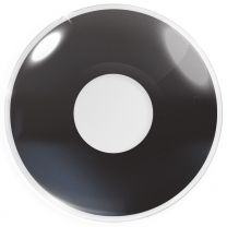 Farbige schwarze Mini Sclera Kontaktlinsen für Cosplay und Halloween - Black Out 17mm von MeralenS