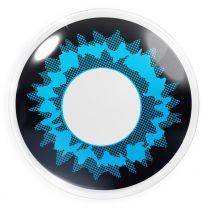Farbige blaue Kontaktlinsen für Cosplay und Halloween - Blue Crystal von MeralenS