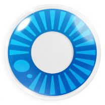 Farbige blaue Kontaktlinsen für Cosplay und Halloween - Blue Sharingan von MeralenS