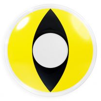 Farbige gelb e Kontaktlinsen mit Stärke für Cosplay und Halloween - Cat Eye von MeralenS