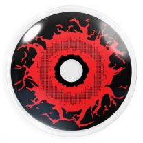 Farbige rote Kontaktlinsen für Cosplay und Halloween - Cataclysm von MeralenS