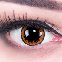 Farbige braune Kontaktlinsen für Cosplay und Halloween - Brown Angel von MeralenS