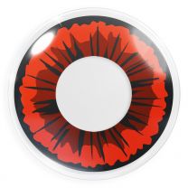 Farbige rote Kontaktlinsen für Cosplay und Halloween - Engel von MeralenS