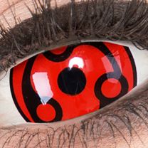  Farbige rote Kontaktlinsen für Cosplay und Halloween - Eternal Madara von MeralenS
