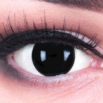 Farbige schwarze Kontaktlinsen für Cosplay und Halloween - Blind Black von MeralenS