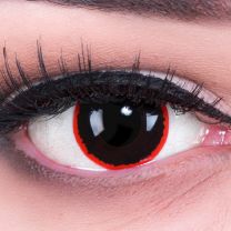 Farbige schwarz-rote Kontaktlinsen für Cosplay und Halloween - Exorcism von MeralenS