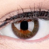 Jasmine Black Schwarz - schwarze farbige Kontaktlinsen ohne Stärke