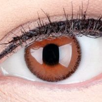 Mirel Choco Dunkelbraun - dunkelbraune farbige Kontaktlinsen ohne Stärke