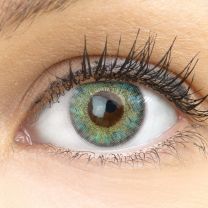 Flora Türkis Blau/Grün - blaue/grüne farbige Kontaktlinsen ohne Stärke