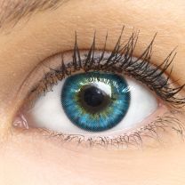 Fresh Blue Blau - blaue farbige Kontaktlinsen ohne Stärke