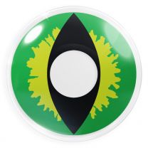 Farbige grün Kontaktlinsen für Cosplay und Halloween - Green Dragon von MeralenS