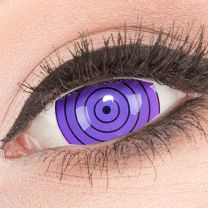 Farbige lila Kontaktlinsen für Cosplay und Halloween - Violet Rinnegan von MeralenS