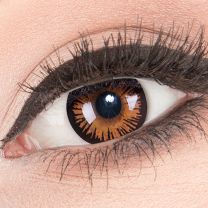 Farbige braun Kontaktlinsen für Cosplay und Halloween - Eternal Amber von MeralenS