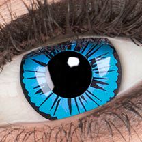Farbige blaue Kontaktlinsen für Cosplay und Halloween - Kami von MeralenS