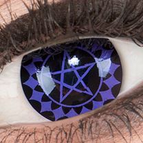 Farbige lila Kontaktlinsen für Cosplay und Halloween - Black Butler von MeralenSer