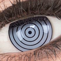  Farbige graue Kontaktlinsen für Cosplay und Halloween - Rinnegan Eye 14mm von MeralenS