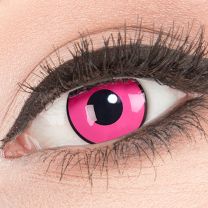 Farbige pinke Kontaktlinsen für Cosplay und Halloween - Rose Shock von MeralenS