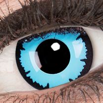 Farbige blaue Kontaktlinsen für Cosplay und Halloween - Sky Demon von MeralenSn