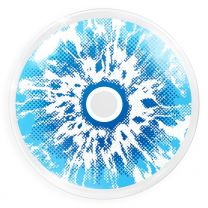 Farbige blaue Kontaktlinsen für Cosplay und Halloween - Ice Blue (UV) von MeralenS