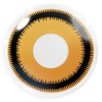 Farbige gelbe Kontaktlinsen mit Stärke für Cosplay und Halloween - Lunatic Sun von MeralenS