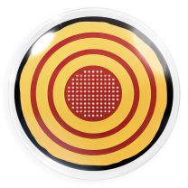 Farbige gelb-rote Kontaktlinsen für Cosplay und Halloween - Makima von MeralenS
